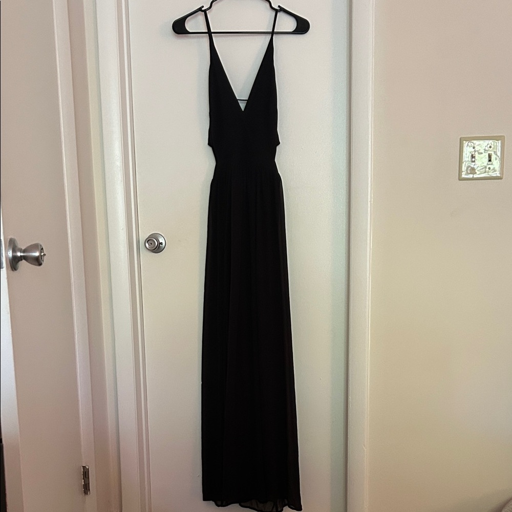 Express Elegant Black Maxi Dress